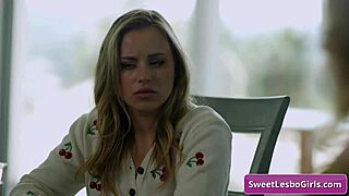 horny blonde teen licks julia ann anna claire clouds busty pussy