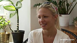 aww gabi's cute shaved pussy vibes so intimate, fall for her!