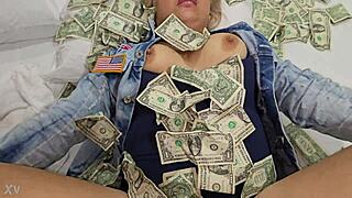 Fuck this blonde latina whore for cash, pussy pounding nonstop 💦😈