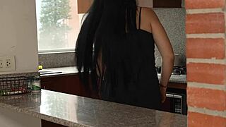 milf sneaks fuck with stepdaughter's boyfriend in bathroom