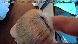 hotel maid eagerly sucks fat guy's throbbing cock