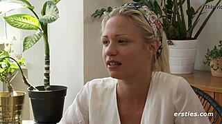 aww gabi's cute shaved pussy vibes so intimate, fall for her!