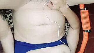 feels so deep this huge cock and my cum sprays out