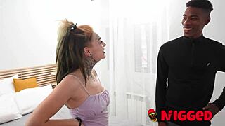 lady medusa takes first huge black cock anal pounding!