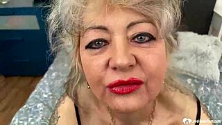 busty granny's beautiful body tempts for wild ripping and fucking