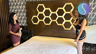 latina maid letzy lizz toys big natural tits ass