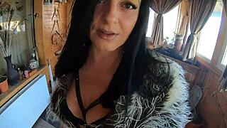 oh god, her deep-throat cum play camel toe in leather drives me wild