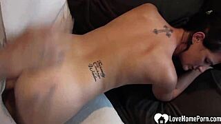 sexy girlfriend craves homemade shafting on camera