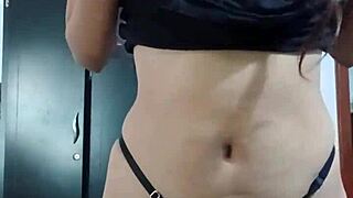 Secretary sneaks seduction into boss's video call meeting