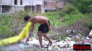 indian beauty reunites with lover for passionate outdoor hardcore