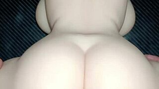 mandy bounces her butt on me