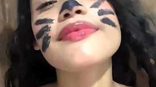 sexy halloween babe craves monster cock in tight pussy