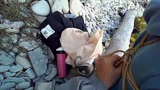 Sofi tied seaside teases book bondage POV?