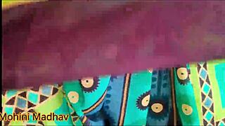 Hindi Dirty Audio: Store Stranger Fucks Shaved Pussy in Green Saree