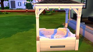 Mmmm, join me for steamy hot tub sex fun