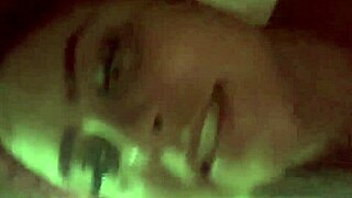 pamela sagaz strips naked for bedtime bath fuck