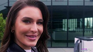 Ella Reese rides monster cock deepthroat cowgirl in Lucidflix