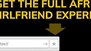 raw passion as ebony girlfriend gets slammed rough in hardcore tape!