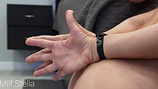 I'm Bound and Tape-Gagged for Stella's Hard Milf Face Fucking Frenzy