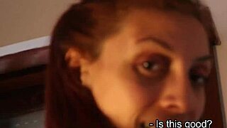 Babe wakes boyfriend for steamy facial cumshot