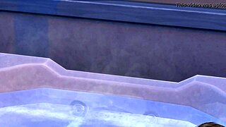 Mmmm, join me for steamy hot tub sex fun