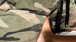 ebony teen's juicy feet make men explode in 4k footjob fetish