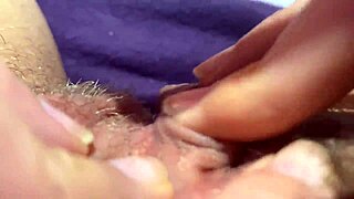 watch this huge clit throb rub jerk to explosive orgasm extreme closeup