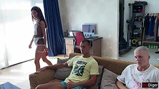 maid creampie orgy teases wet dreams