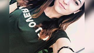 Denisa's huge tits teen slut private pics compilation tease 💋