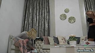 big tits milf art teacher and tattooed german assistant crave porn casting backstage?