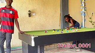 skinny ebony teen moans as big black cock creampies her tight pussy