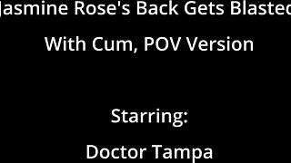 my back blasted with cum in nurse pov fuck