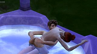 Mmmm, join me for steamy hot tub sex fun