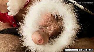 young stud pounds very old hairy mature pussy hard