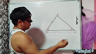 Asian nerd teacher reveals 13 sexy math secrets in bedroom