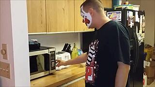 flipflop pizza bagel bites kitchen flip flop food fetish clown show