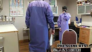 my back blasted with cum in nurse pov fuck