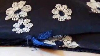 gretala flashes hairy pussy and thong peek