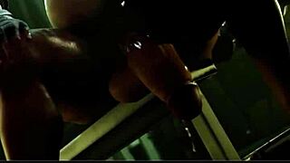 jessie sparks scarlet's cock in wild trans blowjob and dance workout