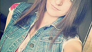 Denisa's huge tits teen slut private pics compilation tease 💋