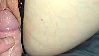 Wife squirts wildly on dick during fisting fuck