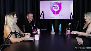 Mary Red Queen Bora Cast Sheer Red Outfits With Bruna Carlos