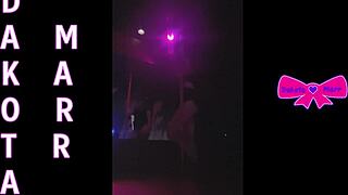 dakota marr teases hairy pussy pole dancing nebraska club