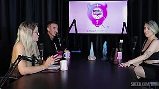 Mary Red Queen Bora Cast Sheer Red Outfits With Bruna Carlos