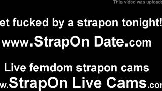 relax as i gently slide strap-on deep into your tight ass