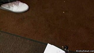 busty blonde milf bound punished in public gangbang