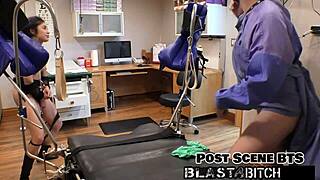 my back blasted with cum in nurse pov fuck