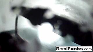 romi rain lesbian tits pussy feast!