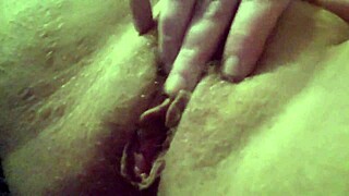 Amateur milf wife cums multiple times in solo masturbation frenzy