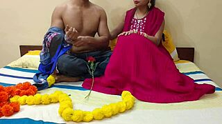 desi bride's first night teasing addicted hubby fuck